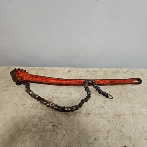 Ridgid chain pipe wrench - pipe,