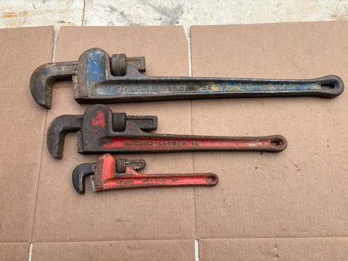 Record leader pipe wrench - record,