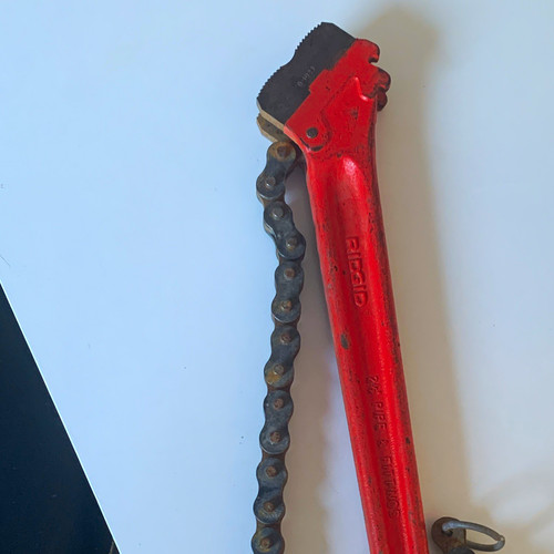 Ridgid c18 chain - c18, wrench